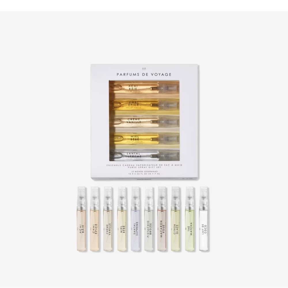 New In The Box LE MONDE GOURMAND
Parfums de Voyage Set